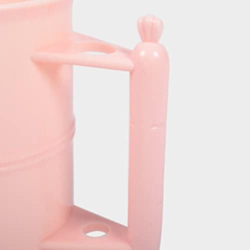 TOPBATHY Pink Silicone Toothbrush Cup Holder