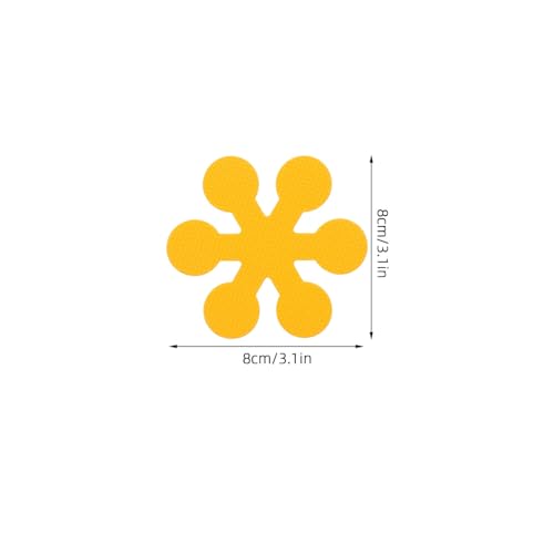 LIOOBO 6Pcs Snowflake Non-Slip Bath Stickers 1