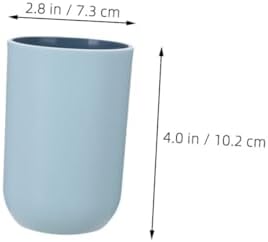 4pcs Couples Toothbrush Holder Bathroom Cups Plastic Tumbler Holder for Washstand