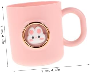 PartyKindom Cute Cartoon Animal Toothbrush Holder Cup with Handle