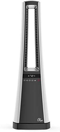 Lasko Bladeless Tower Space Heater 27 1500W Silver