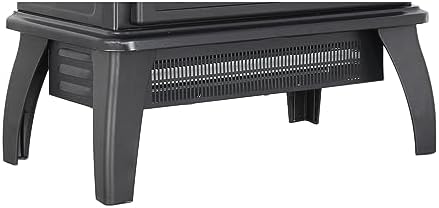 Electric Fireplace Infrared Heater With Remote 18 Black