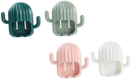 PRETYZOOM Cactus Toothbrush Holder Wall Mount