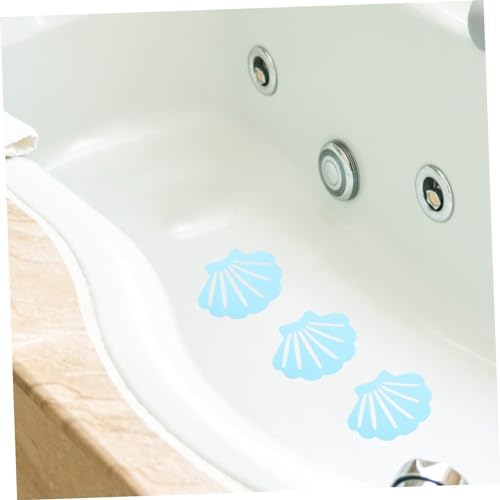 12 Pcs Shell Design Non-Slip Bath Tub Stickers 1
