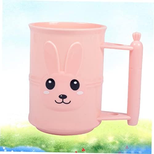 Veemoon Rabbit Toothbrush Cup Holder Tumbler for Kids