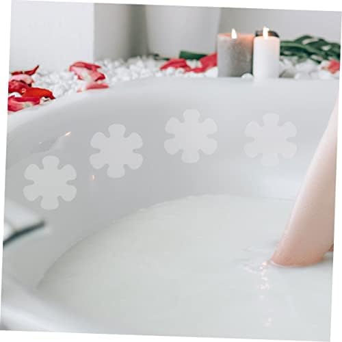 Cabilock 6pcs Flower Shape Non-Slip Tub Stickers 1