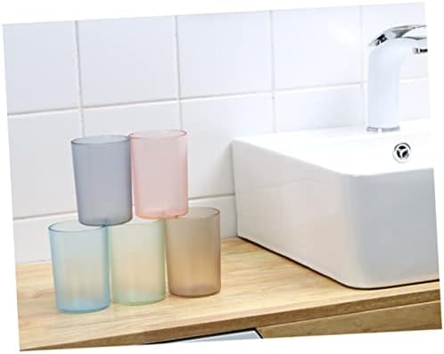 Ciieeo Transparent Toothbrush Cup Holder Elegant Design for Bathroom Use