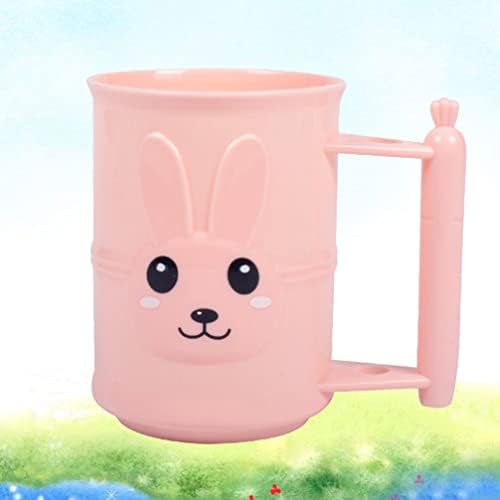 TOPBATHY Pink Silicone Toothbrush Cup Holder