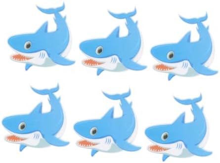 BRIGHTFUFU 6pcs Bathtub Stickers Animal Design Anti-Slip Decals