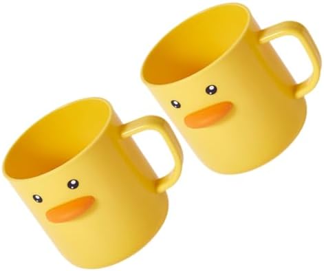 2pcs Cute Cartoon Toothbrush Holders for Bathroom and Home Use