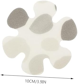 Garneck Non-Slip Bath Stickers Flower Design Easy Peel Stick Bathroom Decals
