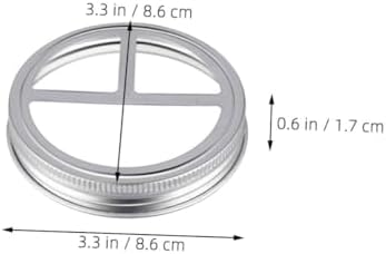 Cabilock 5Pcs Jar Brush Holder Lid Insert