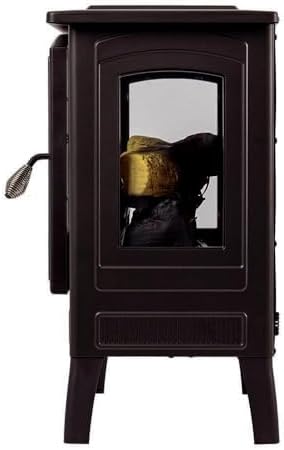 Country Living Infrared Electric Fireplace Stove in Bronze