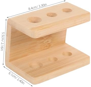 Alipis Bamboo Toothbrush Holder Pen Display Stand
