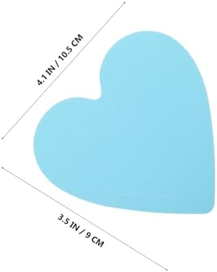 PRETYZOOM 20pcs Heart Non-Slip Bathtub Stickers