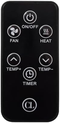 Country Living Infrared Space Heater with LED Touchscreen and Remote Control