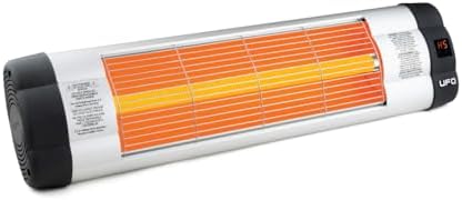 UFO UK-15 1500W Wall Mount Infrared Heater with Remote