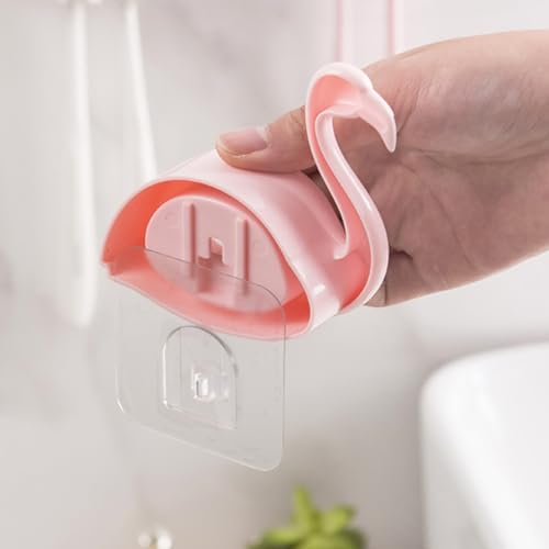 PRETYZOOM 2Pcs Wall Mounted Toothbrush Holder