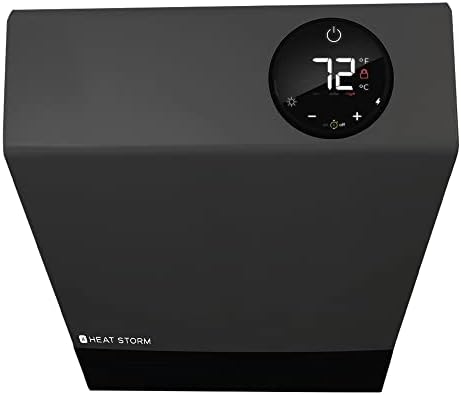 Heat Storm Wall Mount Gray 1000W Indoor Heater