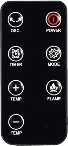 TRUSTECH Tower Heater with 3D Flame and Remote Control