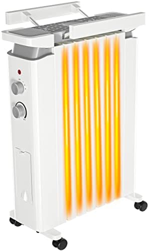 ARLIME Oil Filled Radiator Heater 1500W with Thermostat and Safety Features