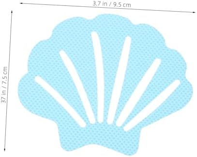 Luxshiny 30pcs Shell Shaped Non-Slip Bath Stickers 1