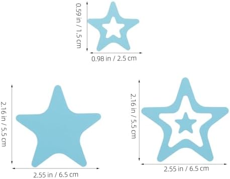 LUOZZY 12PCS Non-Slip Bathtub Stickers with Star Design