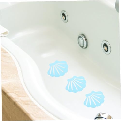 MAGICLULU 12Pcs Shell Shaped Non-Slip Bathroom Decals 1