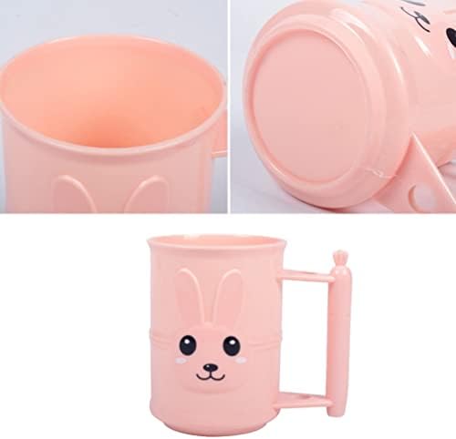 TOPBATHY Pink Silicone Toothbrush Cup Holder