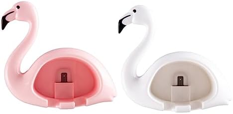 ABOOFAN 2Pcs Cartoon Suction Cup Toothbrush Holder