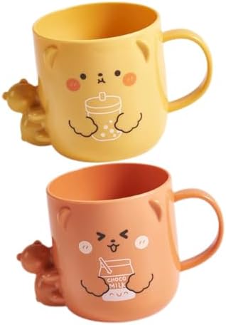 Luxshiny Cartoon Mouthwash Cup Set for Kids