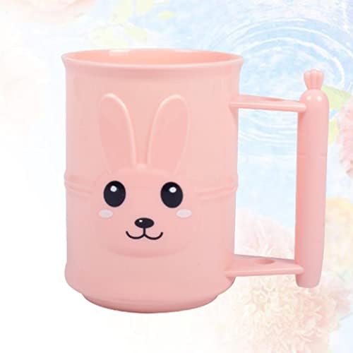 TOPBATHY Pink Silicone Toothbrush Cup Holder