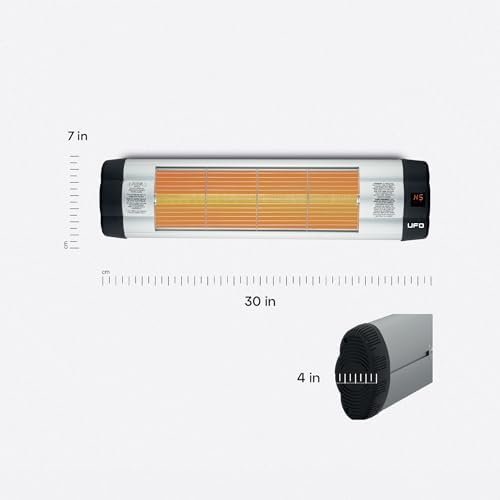 UFO UK-15 1500W Wall Mount Infrared Heater with Remote