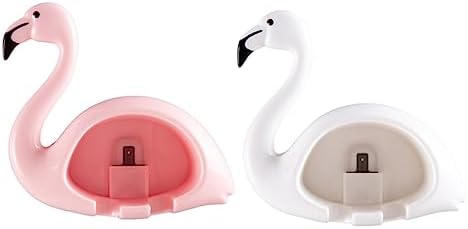UTHCLO 2PC Suction Cup Toothbrush Holder Wall Mount Organizer 1