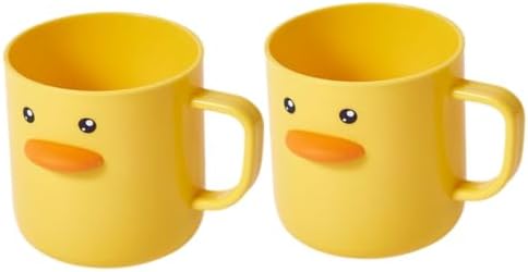 PRETYZOOM 350ml Toothbrush Holder Reusable Bath Mug