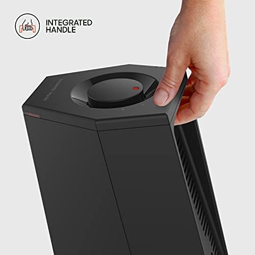 Sharper Image RISE 12H Small Tower Heater - Black