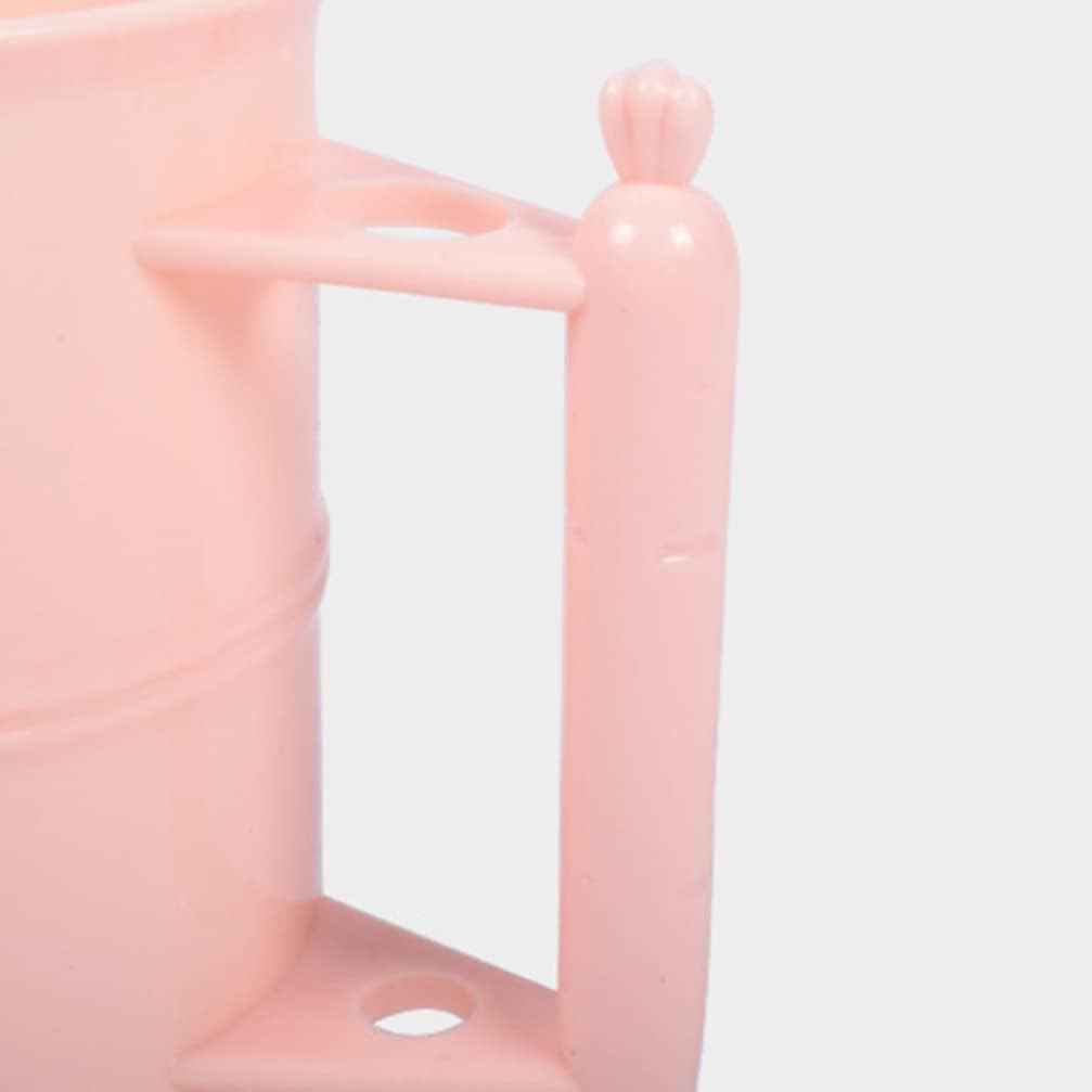 TOPBATHY Pink Silicone Toothbrush Cup Holder