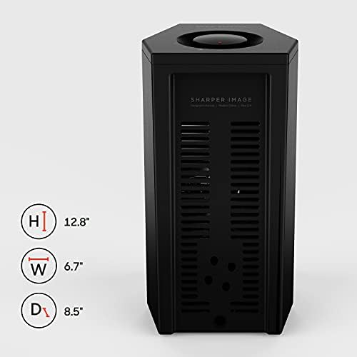 Sharper Image RISE 12H Small Tower Heater - Black