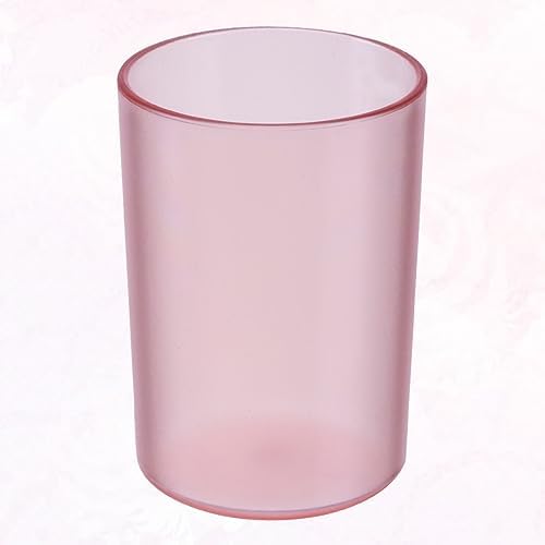 OUNONA Transparent Toothbrush Cup with Holder