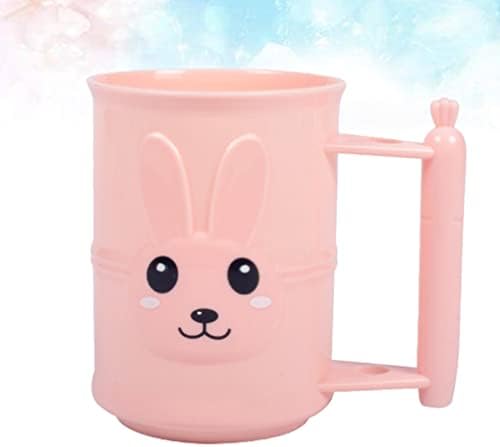 TOPBATHY Pink Silicone Toothbrush Cup Holder
