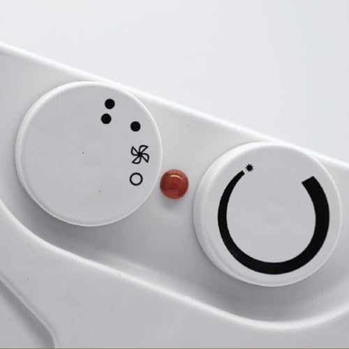 TAYAMA Portable Dual Fan Heater with 2 Heat Settings and Cool Fan