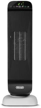 DeLonghi 1500W Ceramic Digital Tower Heater with Remote and ECO Function