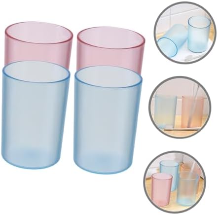 Holibanna 4pcs Toothbrush Cups Set for Bathroom