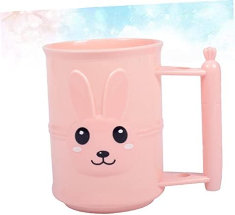 Veemoon Rabbit Toothbrush Cup Holder Tumbler for Kids