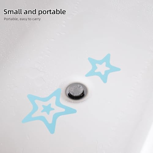 LUOZZY 12PCS Star Shaped Non-Slip Bath Stickers