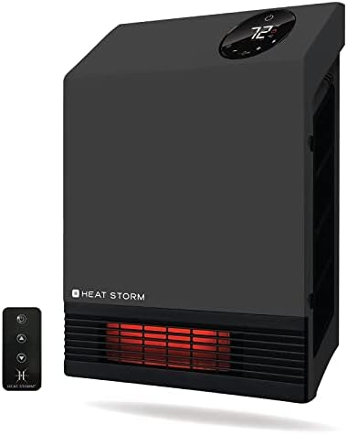 Heat Storm Wall Mount Gray 1000W Indoor Heater