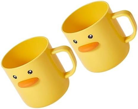 Garneck 2pcs Cute Toothbrush Cups for Kids