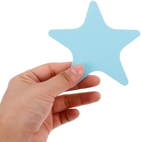 LUOZZY 12PCS Non-Slip Bathtub Stickers with Star Design
