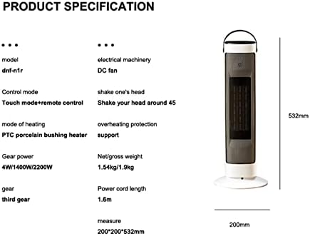 BABETRUE Space Heater with USB Port for Home and Office