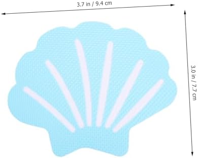 12Pcs Shell Shaped Non Slip Bathtub Stickers